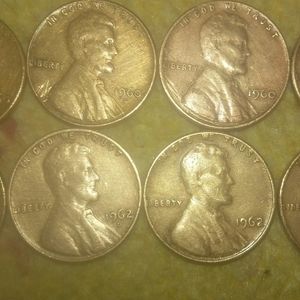 Lincoln pennies 1960-1969